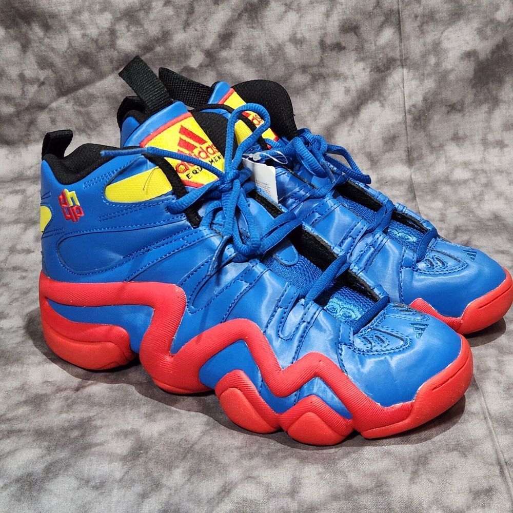 Adidas Crazy 8 Kobe Bryant Shoes Blue Red Yellow Superman Dwight Howard Size 6.5